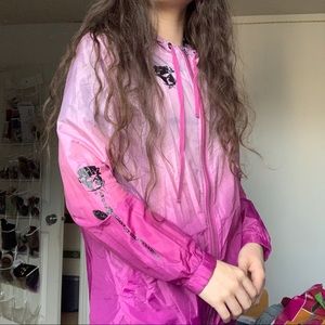Purple Ombré Windbreaker